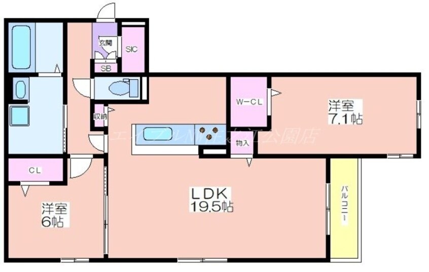 間取図 スペチアーレ墨江