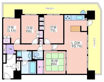 間取図 リベールシティ堺錦之町