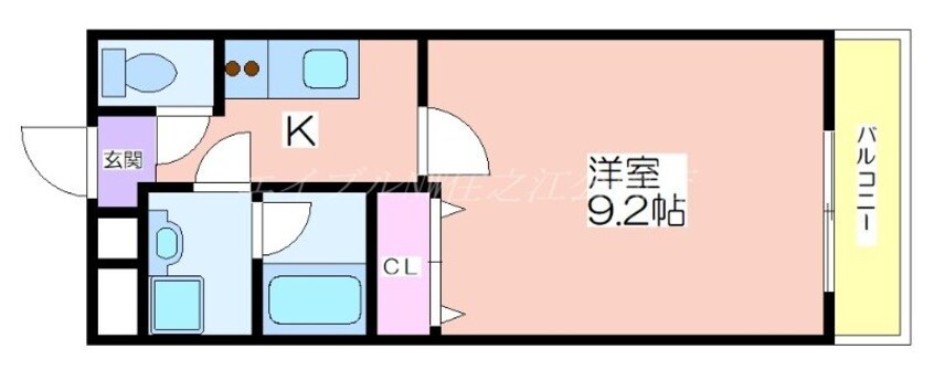 間取図 フジパレス住之江ウエスト