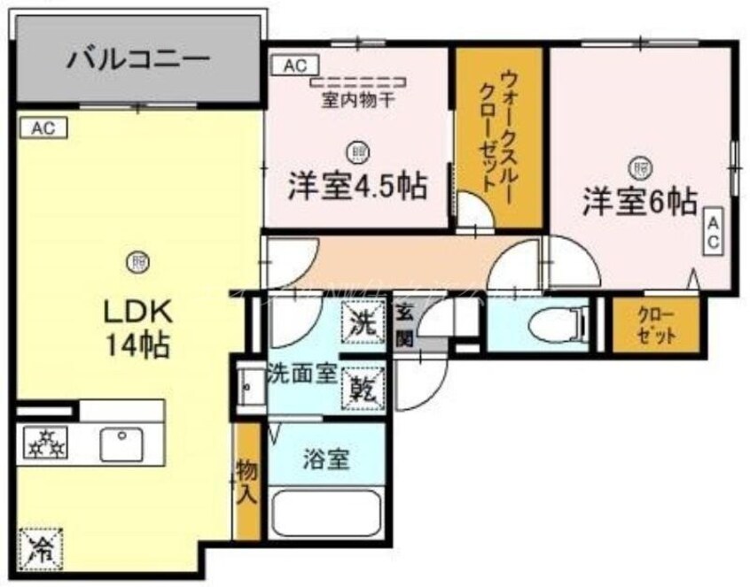 間取図 Clashist山之内