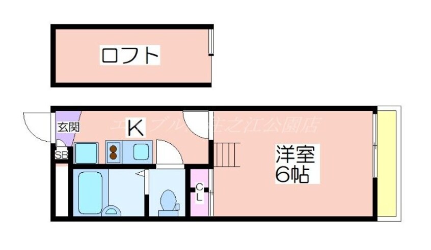 間取図 レオパレスシャーマー御崎