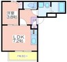 モアナ住吉 1LDKの間取り