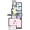 フローラ・８ 1Kの間取り