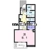 フローラ・８ 1Kの間取り