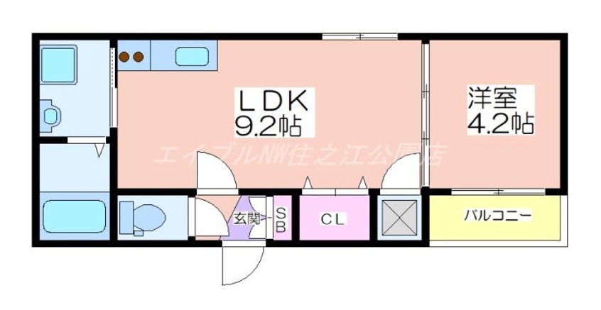間取図 GRANDIR御崎Ⅰ