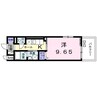 ラパン 1Kの間取り