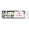 ラパン 1Kの間取り