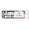 ラパン 1Kの間取り