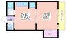 プレスト東加賀屋 1DKの間取り