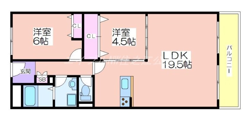 間取図 アノパーク加賀屋