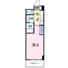 プラウドコート 1Kの間取り