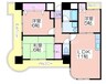 アネックス六兵衛 3LDKの間取り