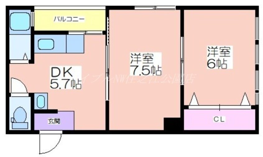 間取図 マンション丸保