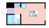 ベルシャトー南加賀屋 1Rの間取り