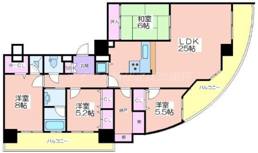 間取図 住之江フタバビル