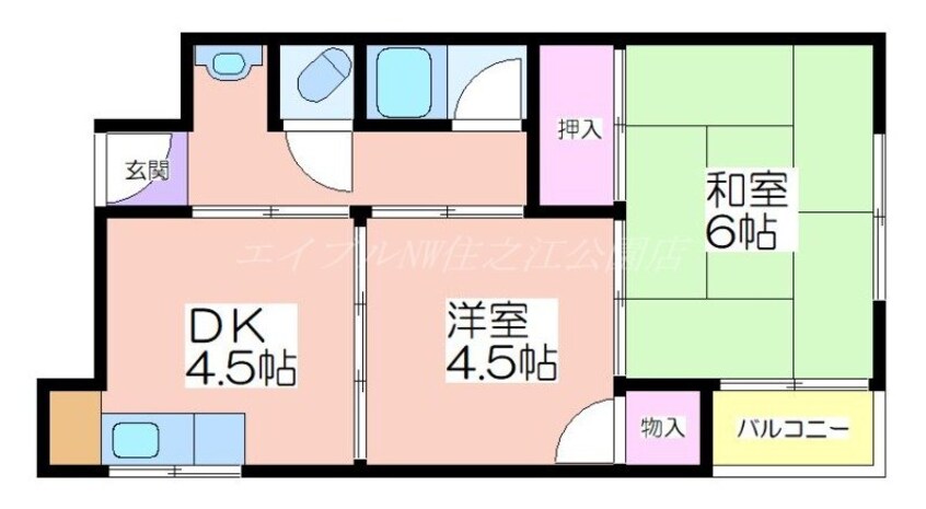 間取図 本田マンション