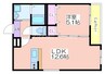 フジパレス　エン 1LDKの間取り