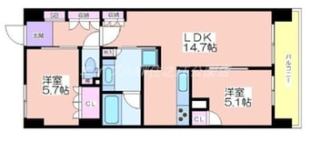 間取図 大阪ベイレジデンス（リブリーコート）