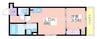 アバンティオ西住之江 1LDKの間取り