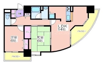 間取図 住之江フタバビル