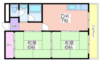 間取図 メゾン南加賀屋