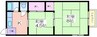 ビスタ安立 2Kの間取り