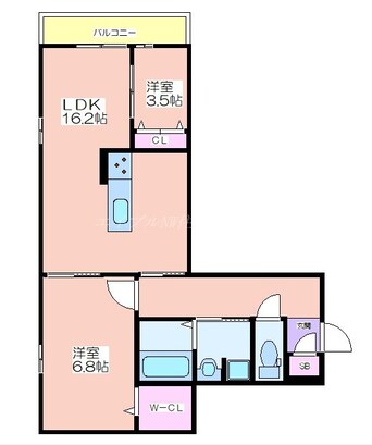 間取図 Clashist墨江