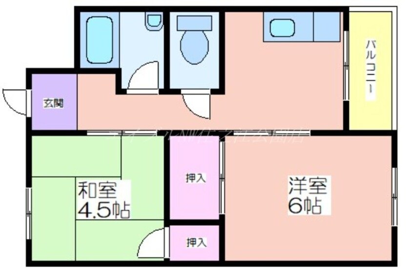 間取図 茜マンション