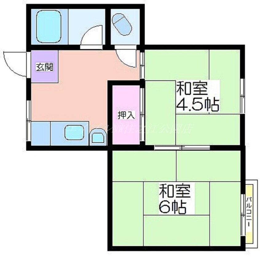 間取図 プチベルン沢ノ町