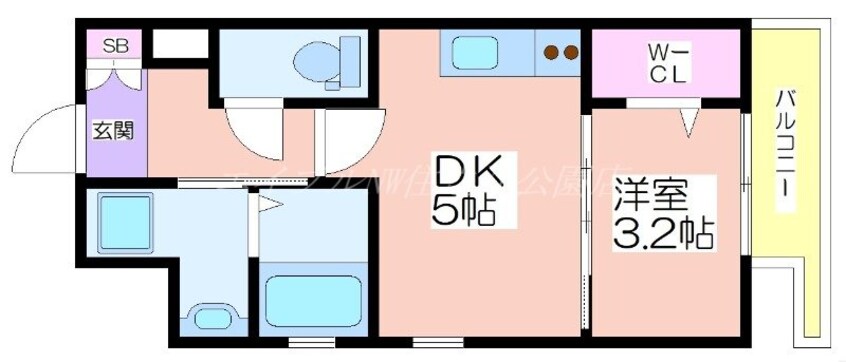 間取図 ラシーヌ住吉大社