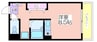 パークシティ長居 1Rの間取り