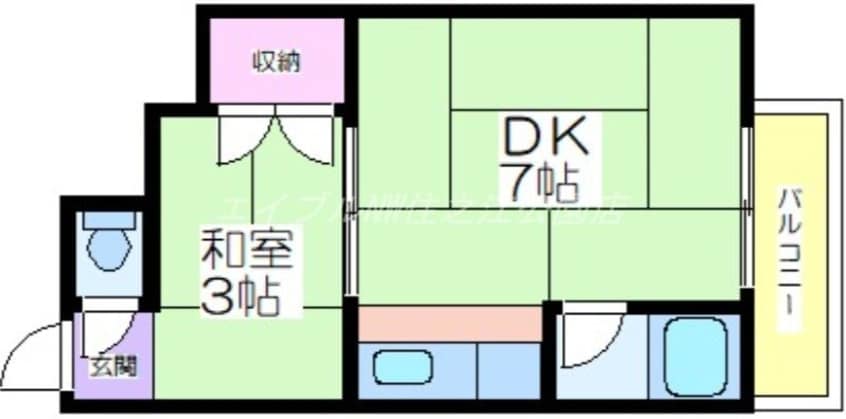 間取図 中央マンション