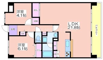 間取図 ユニライフ帝塚山