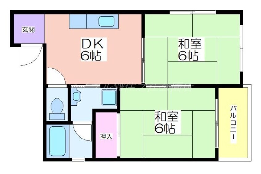 間取図 プレアール住之江公園