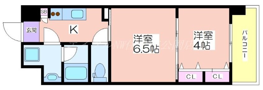 間取図 プランドール天王寺SOUTH