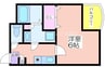 ハレ・オリオリ 1Kの間取り