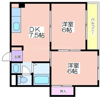 間取図 ラパンジール住吉大社