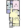 アリエッタ 1LDKの間取り