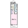 ヒカルサ堺市文珠橋通Ⅰ 1Kの間取り