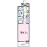 ヒカルサ堺市文珠橋通Ⅰ 1Kの間取り