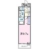 ヒカルサ堺市文珠橋通Ⅰ 1Kの間取り