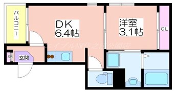 間取図 ハーモニーテラス御崎Ⅱ