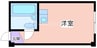 プラザ花園 1Rの間取り