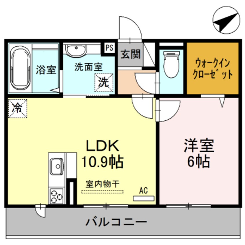 間取図 メゾンヴィラ栗東