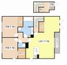 HOUSEN 2LDKの間取り