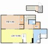 カノンⅡ 1LDKの間取り