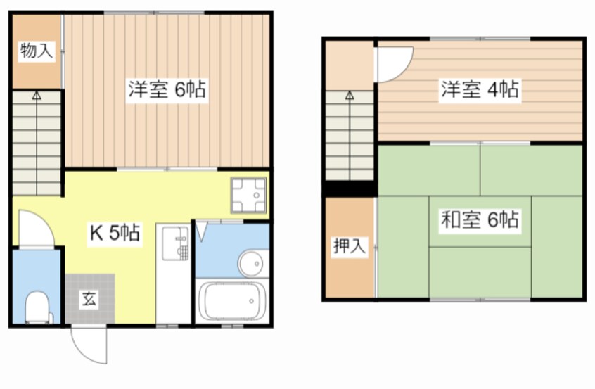 間取図 松金住宅
