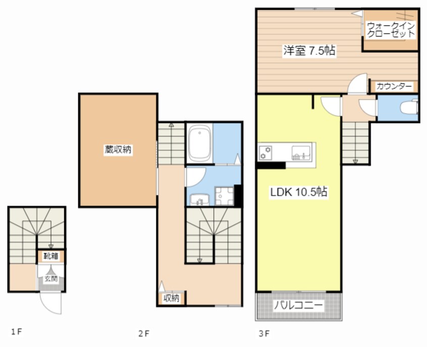 間取図 アルコバレーノ草津青地