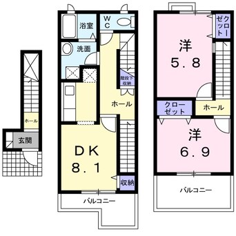 間取図 グリーンホーム南里