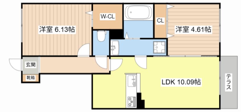 間取図 サザンクロスⅡ番館